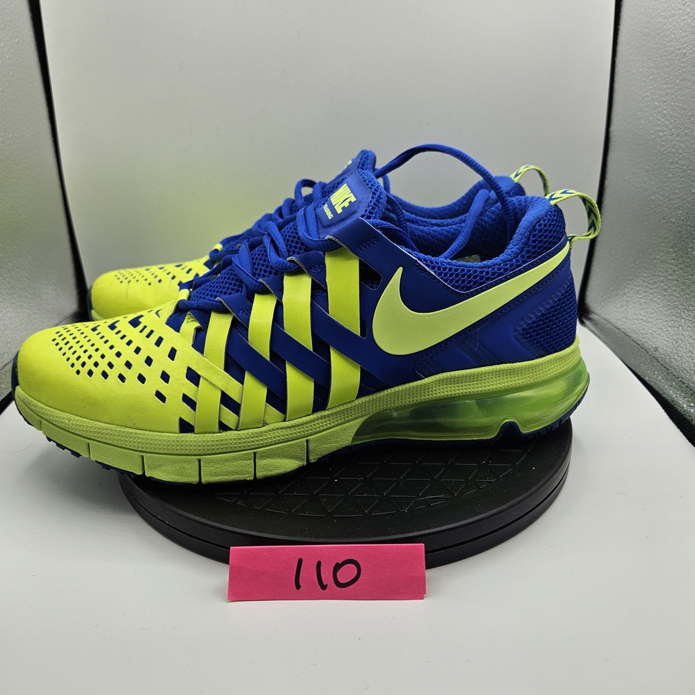 Nike Blue and Neon Green Sneakers.      excellent conditions - Picture 4 of 5